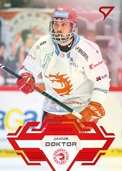 Jakub Doktor Trinec Tipsport ELH 2023/24 SportZoo 2. serie Goal Light /60 #255