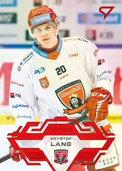 Krystof Lang Hradec Kralove Tipsport ELH 2023/24 SportZoo 2. serie Goal Light /60 #265