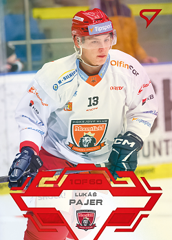 Lukas Pajer Hradec Kralove Tipsport ELH 2023/24 SportZoo 2. serie Goal Light /60 #266