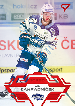 Jan Zahradnicek Kometa Brno Tipsport ELH 2023/24 SportZoo 2. serie Goal Light /60 #304