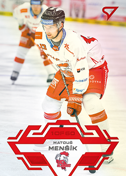Matous Mensik Olomouc Tipsport ELH 2023/24 SportZoo 2. serie Goal Light /60 #317