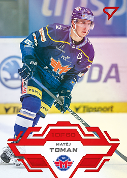 Matej Toman Ceske Budejovice Tipsport ELH 2023/24 SportZoo 2. serie Goal Light /60 #352