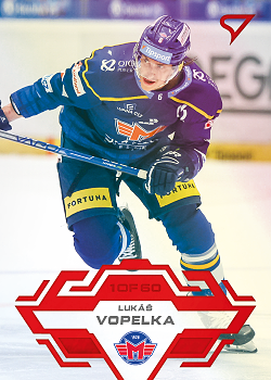 Lukas Vopelka Ceske Budejovice Tipsport ELH 2023/24 SportZoo 2. serie Goal Light /60 #353