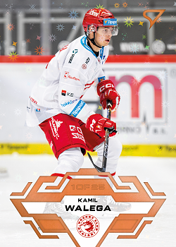 Kamil Walega Trinec Tipsport ELH 2023/24 SportZoo 2. serie Blade Sparks /25 #257
