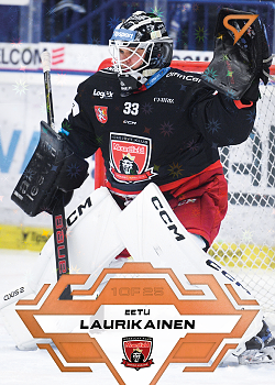 Eetu Laurikainen Hradec Kralove Tipsport ELH 2023/24 SportZoo 2. serie Blade Sparks /25 #258