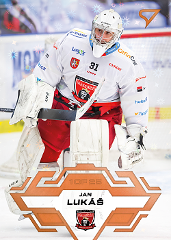 Jan Lukas Hradec Kralove Tipsport ELH 2023/24 SportZoo 2. serie Blade Sparks /25 #259