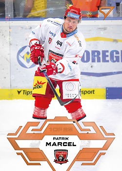 Patrik Marcel Hradec Kralove Tipsport ELH 2023/24 SportZoo 2. serie Blade Sparks /25 #262