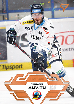 Yohann Auvitu Vitkovice Tipsport ELH 2023/24 SportZoo 2. serie Blade Sparks /25 #278