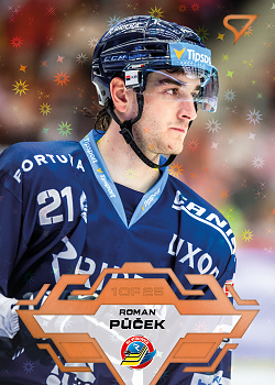 Roman Pucek Vitkovice Tipsport ELH 2023/24 SportZoo 2. serie Blade Sparks /25 #288