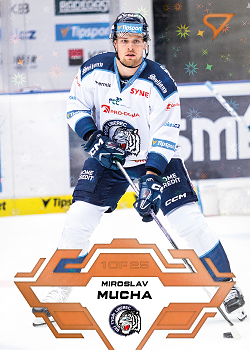 Miroslav Mucha Liberec Tipsport ELH 2023/24 SportZoo 2. serie Blade Sparks /25 #302