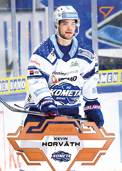 Kevin Horvath Kometa Brno Tipsport ELH 2023/24 SportZoo 2. serie Blade Sparks /25 #305