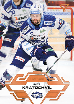 Petr Kratochvil Kometa Brno Tipsport ELH 2023/24 SportZoo 2. serie Blade Sparks /25 #308