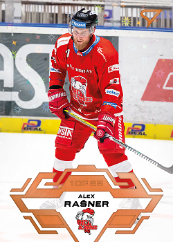 Alex Rasner Olomouc Tipsport ELH 2023/24 SportZoo 2. serie Blade Sparks /25 #312