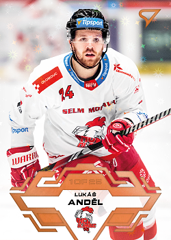 Lukas Andel Olomouc Tipsport ELH 2023/24 SportZoo 2. serie Blade Sparks /25 #313