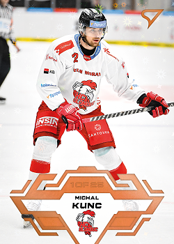 Michal Kunc Olomouc Tipsport ELH 2023/24 SportZoo 2. serie Blade Sparks /25 #316