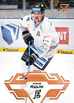 Adam Rulik Karlovy Vary Tipsport ELH 2023/24 SportZoo 2. serie Blade Sparks /25 #323