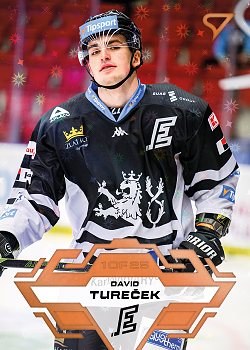 David Turecek Karlovy Vary Tipsport ELH 2023/24 SportZoo 2. serie Blade Sparks /25 #324