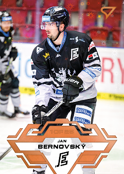 Jan Bernovsky Karlovy Vary Tipsport ELH 2023/24 SportZoo 2. serie Blade Sparks /25 #325