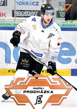 Ondrej Prochazka Karlovy Vary Tipsport ELH 2023/24 SportZoo 2. serie Blade Sparks /25 #327