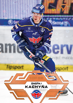Ondrej Kachyna Ceske Budejovice Tipsport ELH 2023/24 SportZoo 2. serie Blade Sparks /25 #347