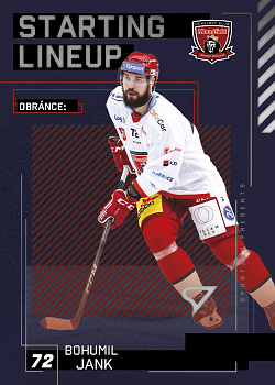 Bohumil Jank Hradec Kralove Tipsport ELH 2023/24 SportZoo 2. serie Starting LINEUP #SL-09