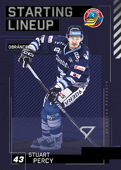 Stuart Percy Vitkovice Tipsport ELH 2023/24 SportZoo 2. serie Starting LINEUP #SL-21