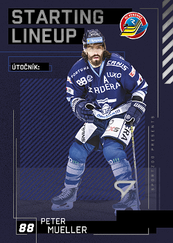 Peter Mueller Vitkovice Tipsport ELH 2023/24 SportZoo 2. serie Starting LINEUP #SL-24