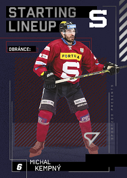 Michal Kempny Sparta Tipsport ELH 2023/24 SportZoo 2. serie Starting LINEUP #SL-26