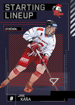 Jan Kana Olomouc Tipsport ELH 2023/24 SportZoo 2. serie Starting LINEUP #SL-46
