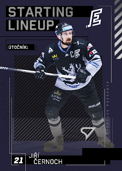 Jiri Cernoch Karlovy Vary Tipsport ELH 2023/24 SportZoo 2. serie Starting LINEUP #SL-53