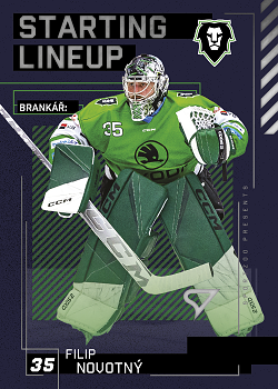 Filip Novotny Mlada Boleslav Tipsport ELH 2023/24 SportZoo 2. serie Starting LINEUP #SL-55