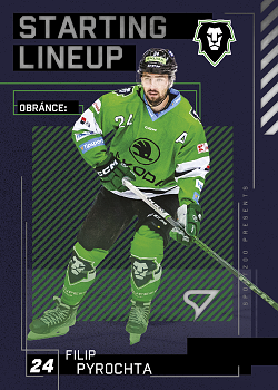 Filip Pyrochta Mlada Boleslav Tipsport ELH 2023/24 SportZoo 2. serie Starting LINEUP #SL-57