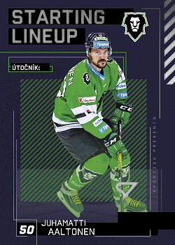 Juhamatti Aaltonen Mlada Boleslav Tipsport ELH 2023/24 SportZoo 2. serie Starting LINEUP #SL-58