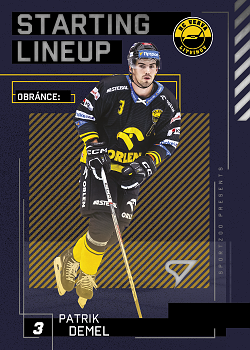 Patrik Demel Litvinov Tipsport ELH 2023/24 SportZoo 2. serie Starting LINEUP #SL-62