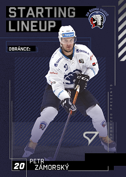 Petr Zamorsky Plzen Tipsport ELH 2023/24 SportZoo 2. serie Starting LINEUP #SL-69