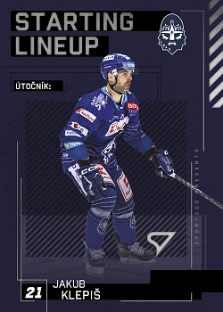Jakub Klepis Kladno Tipsport ELH 2023/24 SportZoo 2. serie Starting LINEUP #SL-82