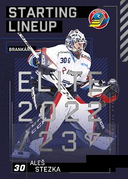 Ales Stezka Vitkovice Tipsport ELH 2023/24 SportZoo 2. serie Starting LINEUP #SL-85