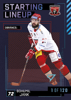 Bohumil Jank Hradec Kralove Tipsport ELH 2023/24 SportZoo 2. serie 	Starting LINEUP 1st PERIOD /120 #SL-09