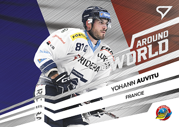 Yohann Auvitu Vitkovice Tipsport ELH 2023/24 SportZoo 2. serie Around the World #AW-12