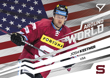 Josh Kestner Sparta Tipsport ELH 2023/24 SportZoo 2. serie Around the World #AW-17