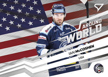 Ian McCoshen Liberec Tipsport ELH 2023/24 SportZoo 2. serie Around the World #AW-19