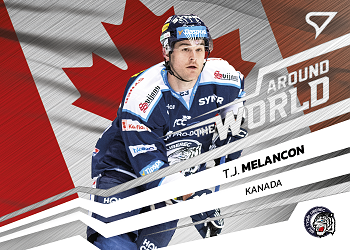T.J. Melancon Liberec Tipsport ELH 2023/24 SportZoo 2. serie Around the World #AW-20