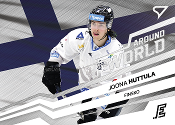Joona Huttula Karlovy Vary Tipsport ELH 2023/24 SportZoo 2. serie Around the World #AW-29
