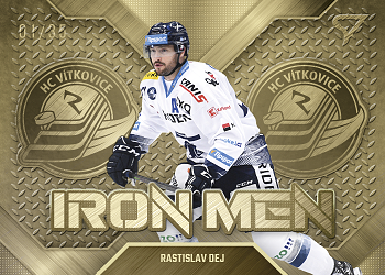 Rastislav Dej Vitkovice Tipsport ELH 2023/24 SportZoo 2. serie Iron Men /35 #IM-07