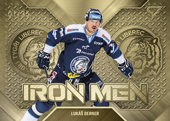 Lukas Derner Liberec Tipsport ELH 2023/24 SportZoo 2. serie Iron Men /35 #IM-10