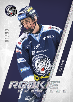 Adam Kral Liberec Tipsport ELH 2023/24 SportZoo 2. serie Rookie Premiere /99 #RP-15
