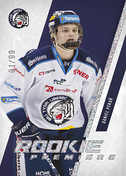Daniel Pekar Liberec Tipsport ELH 2023/24 SportZoo 2. serie Rookie Premiere /99 #RP-16