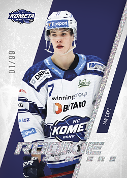 Jan Ekrt Kometa Brno Tipsport ELH 2023/24 SportZoo 2. serie Rookie Premiere /99 #RP-18