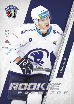 Daniel Malak Plzen Tipsport ELH 2023/24 SportZoo 2. serie Rookie Premiere /99 #RP-23