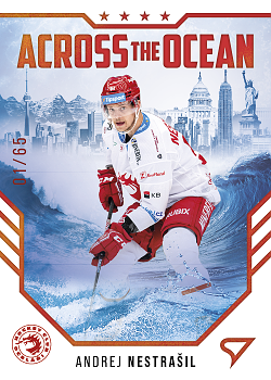 Andrej Nestrasil Trinec Tipsport ELH 2023/24 SportZoo 2. serie Across the Ocean /65 #AO-01
